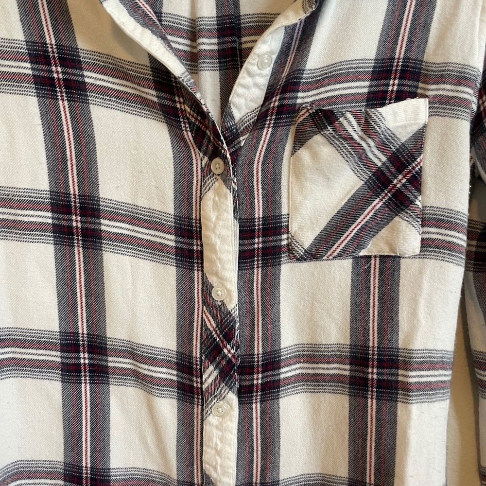 Rails Hunter Plaid Button Down Blouse - image 8